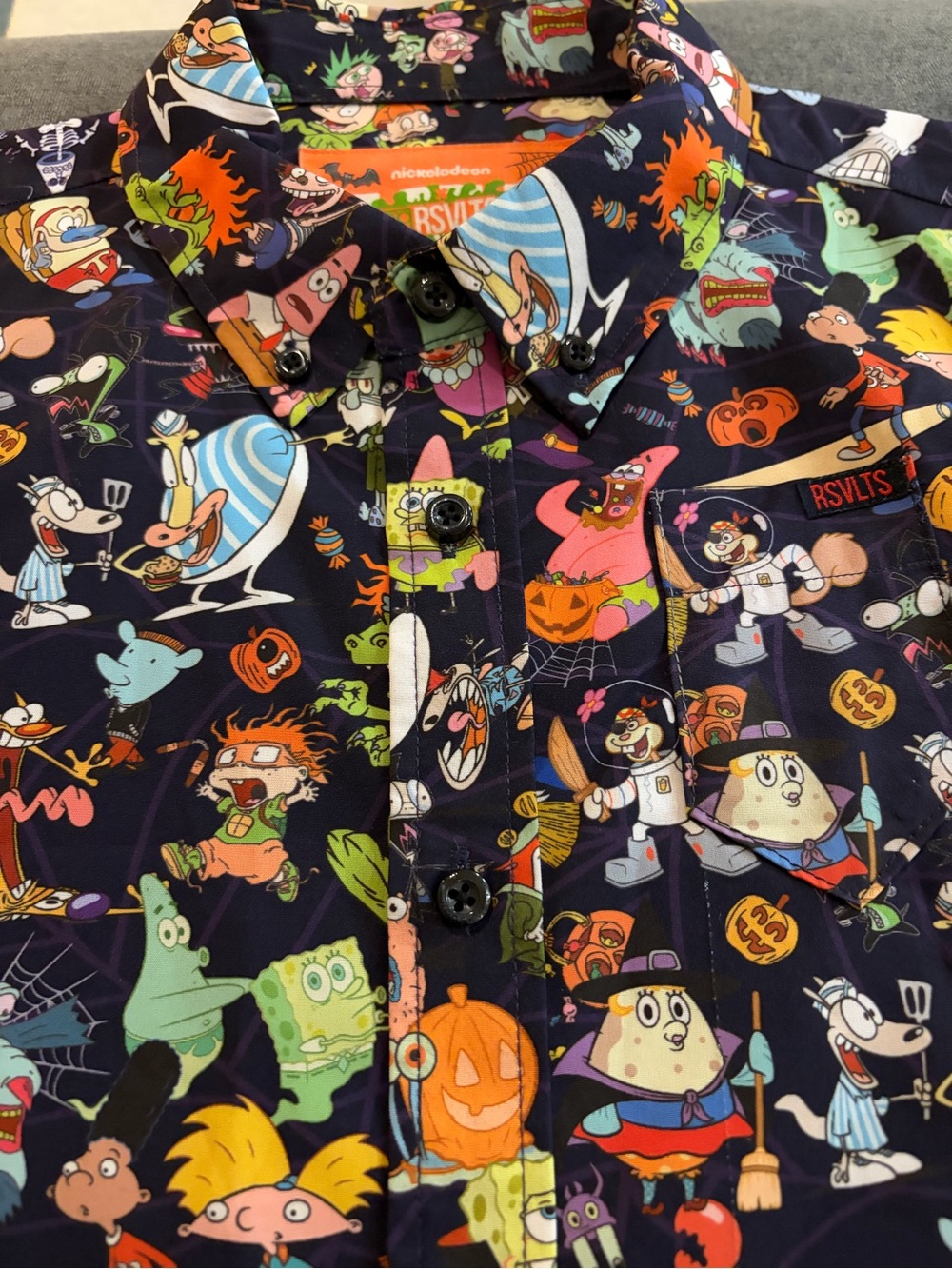 RSVLTS Kids Nickelodeon Halloween Button-Up Dress - Picture 3 of 4